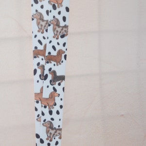 Sausage dog lanyard, personalised dachshund gift, teacher lanyard, dog lover present, sausage dog design, custom gift, vet lanyard gift image 10