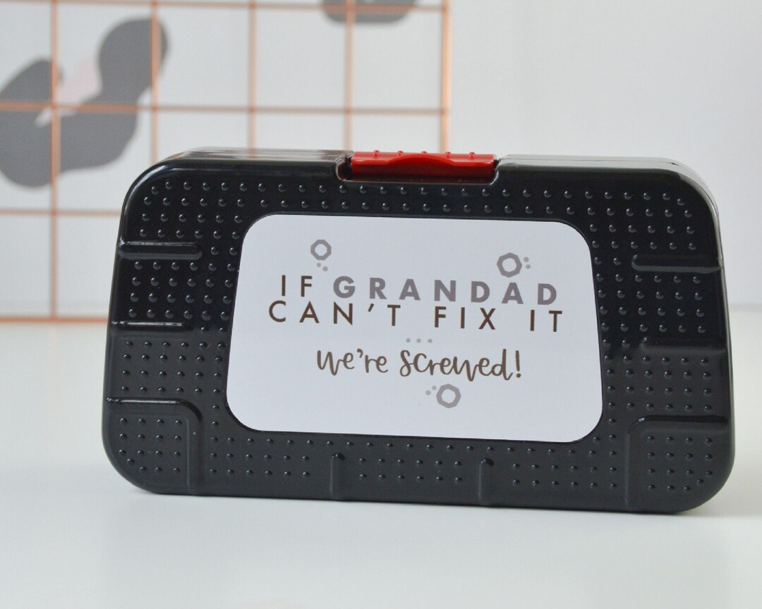 Personalised Tool Kit, Travel Tool Box, Mini Tool Box, DIY Gift for Him