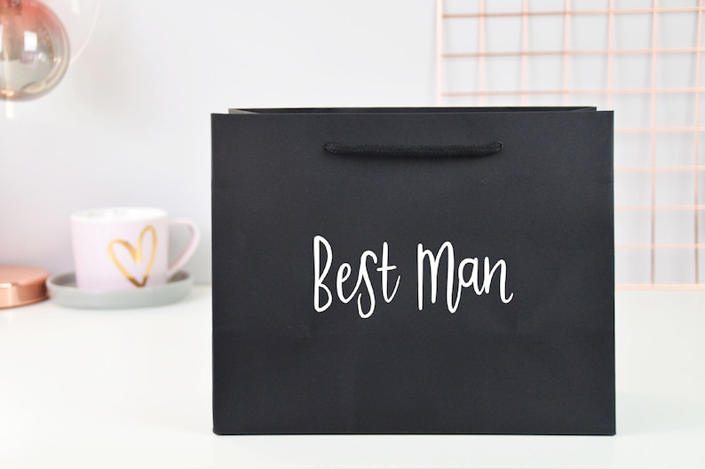Groomsman Gift Bag Wedding Gift Bag Best Man Bridal Bag Etsy