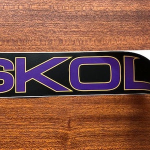 SKOL Letter Font Bumper Sticker image 3