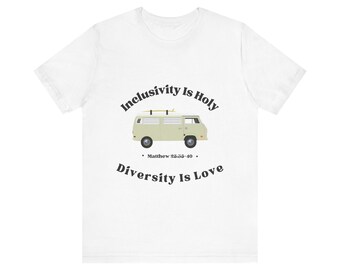 Regalo de camiseta inclusiva y diversa, Reclama a Dios, Fe progresista, Ropa de activismo cristiano,