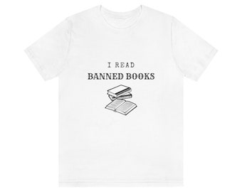 Camiseta unisex suave "Apoyo los libros prohibidos"