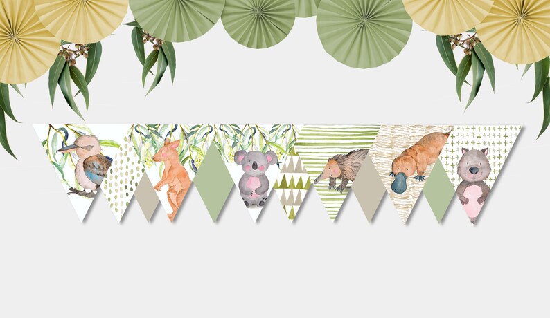Australian Wildlife Printable Bunting