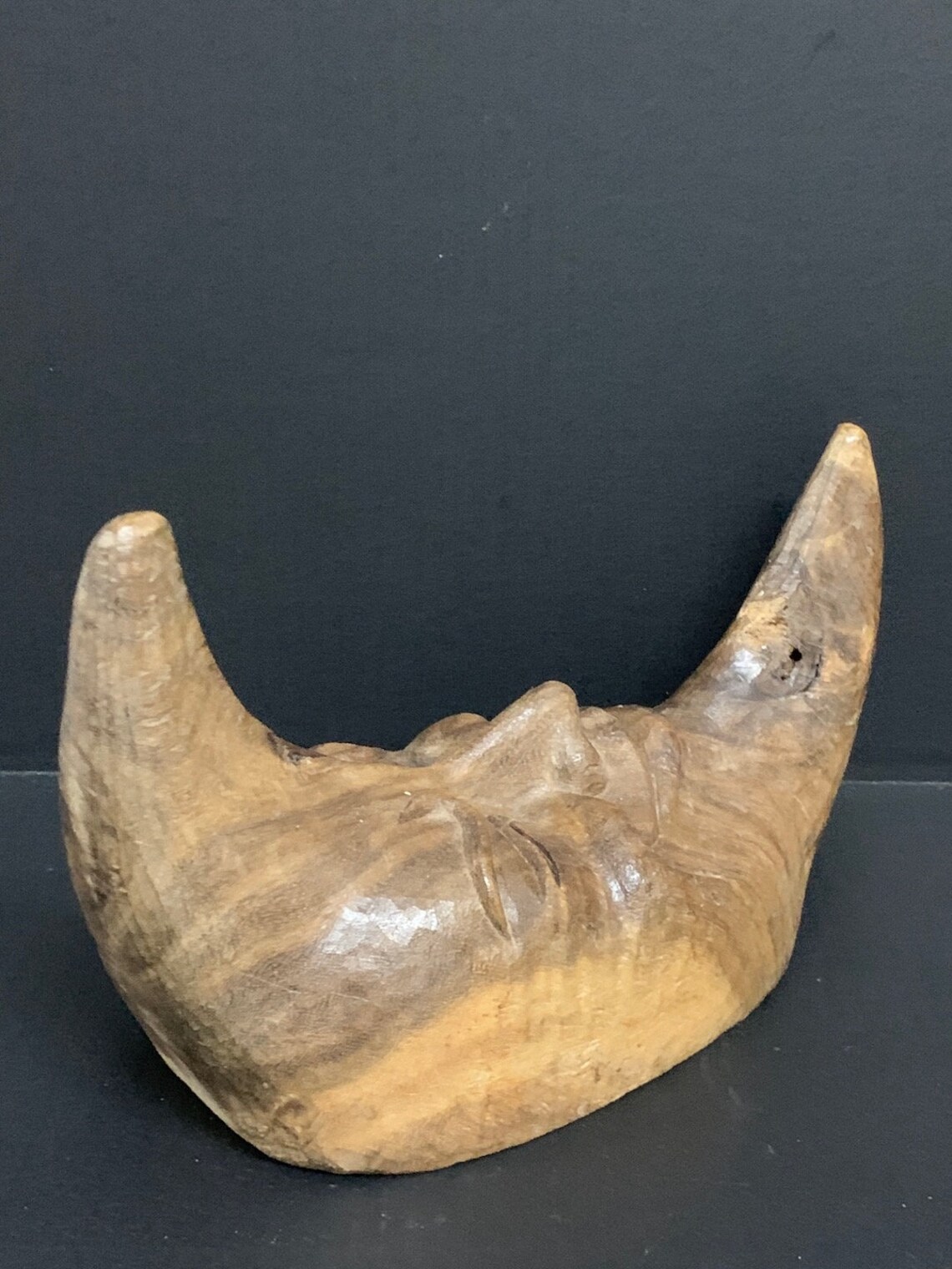 Carved Solid Wood Paper Mache Mold of Crescent Moon Etsy Hong Kong