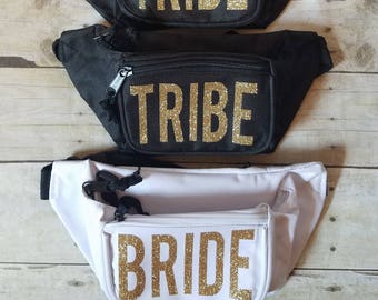 SALE! Fanny Packs for Bachelorette Party - Custom Fanny Packs - Bridal Party - Tribe Fanny Packs - Squad - Fanny Packs - Wedding Party