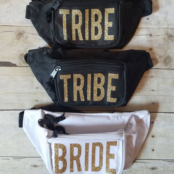 SALE! Fanny Packs for Bachelorette Party - Custom Fanny Packs - Bridal Party - Tribe Fanny Packs - Squad - Fanny Packs - Wedding Party
