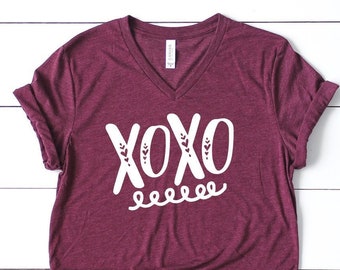 XOXO shirt, Valentines Day Shirt for Women, Love Shirt