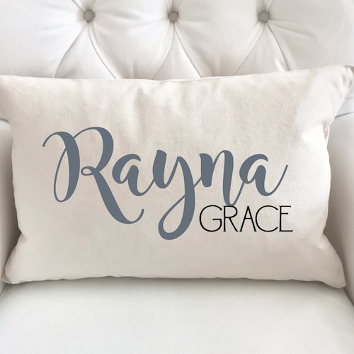 Personalized Baby Pillow Nursery Pillow Name Pillow Baby Etsy