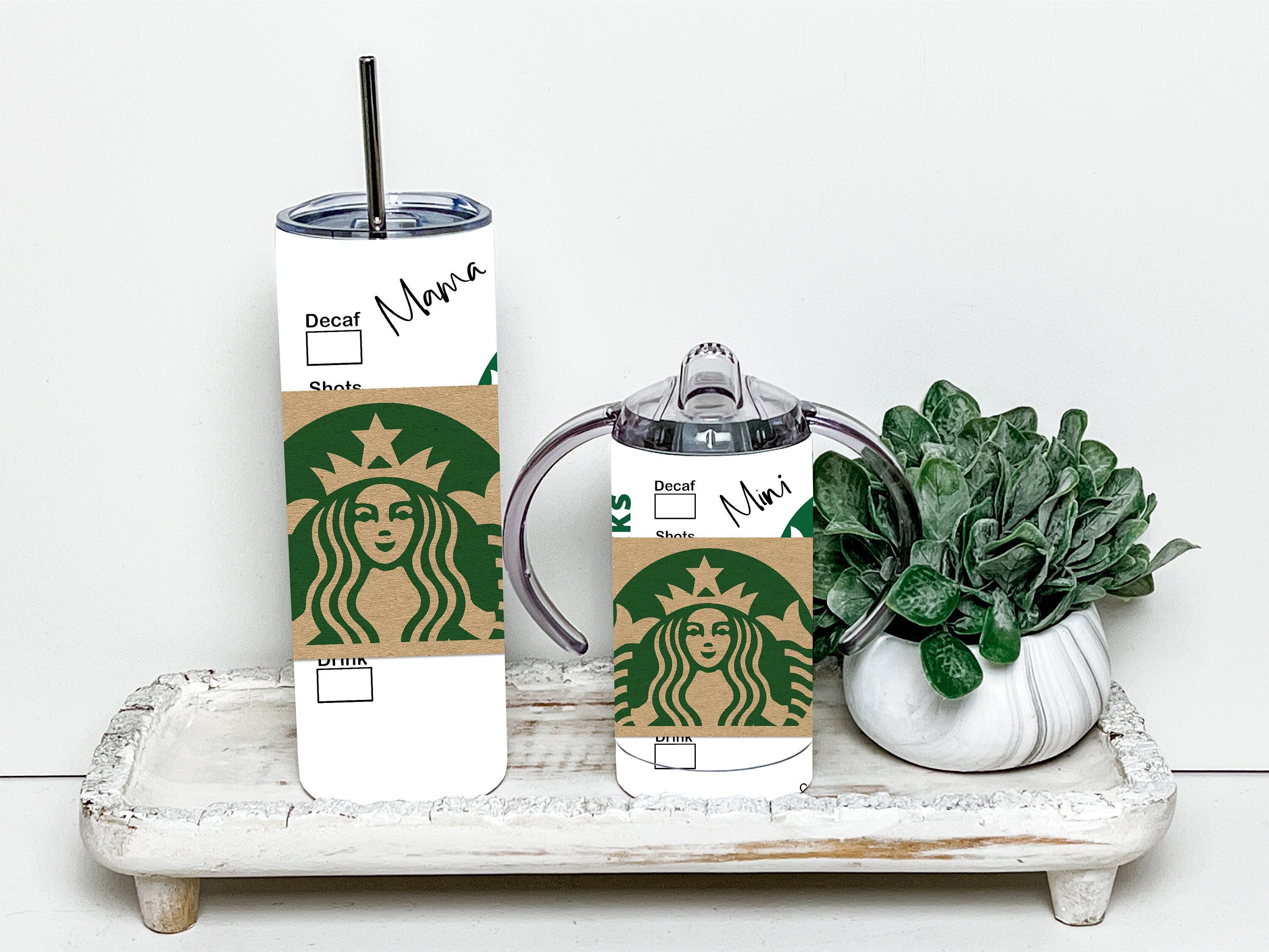 Mommy and Me Cup, Kids Starbucks, Starbucks Mommy and Me Cup, Kids  Starbucks Cup, Starbucks Sippy Cup, Mommy and Mini Cup