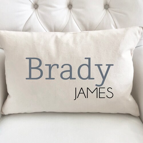 personalized nursery pillows