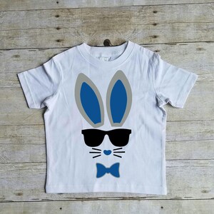 Bunny Onesie, My First Easter, Easter Onesie, Cool Bunny, Easter Onesie for Boys, Sunglasses, Easter Shirt for Boys, Easter Shirt image 2