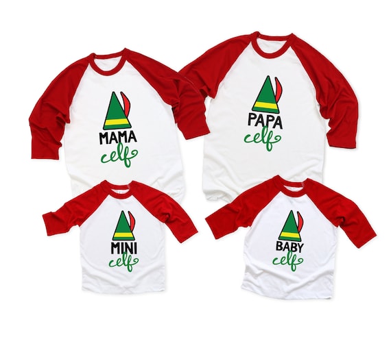 Unisex Kids Matching Family Christmas Long Raglan Sleeve We Are