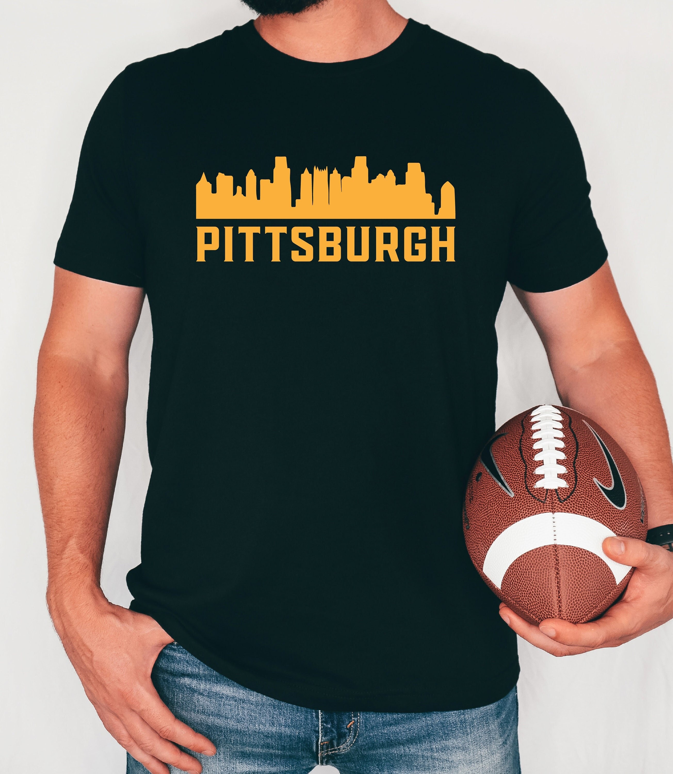 Mens Pittsburgh Shirt, Steelers, Pittsburgh Penguins, Pittsburgh Pirates,  Adult Steelers Shirt, Football