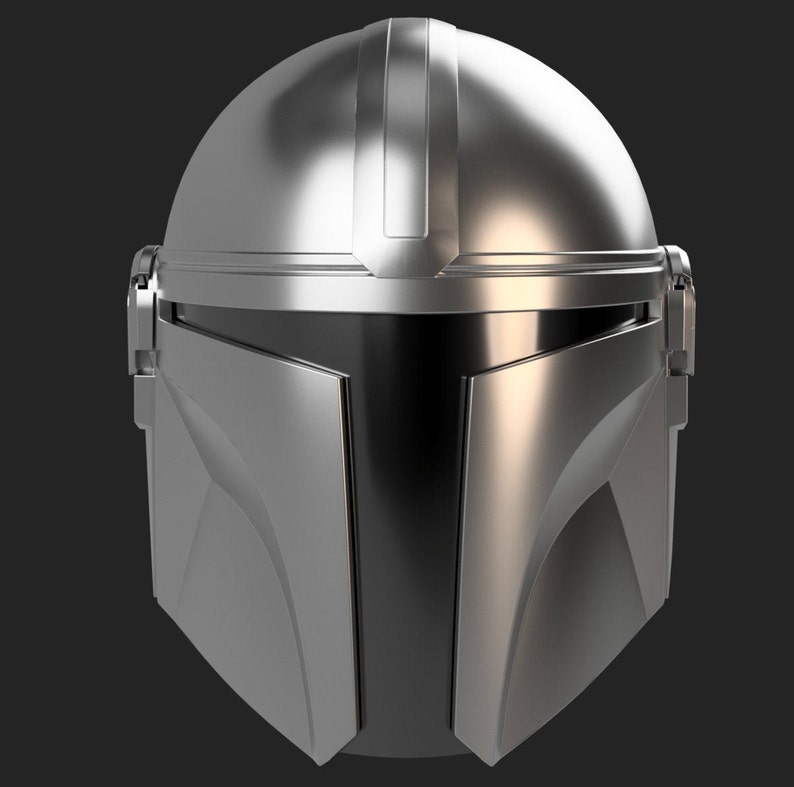 The Mandalorian Helmet V1 3D Model Etsy
