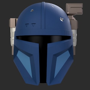 Heavy Infantry Mandalorian Helmet - 3D Model