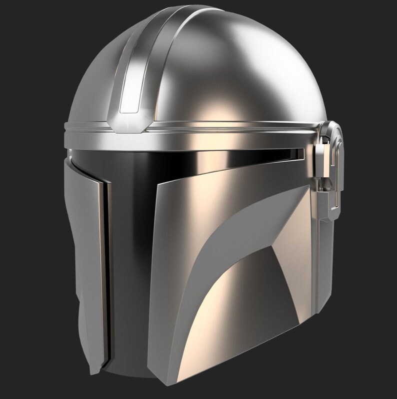 The Mandalorian Helmet V1 3D Model Etsy