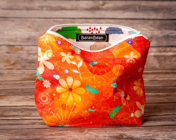 Zippered Bag - Summer Showers