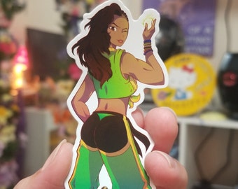 Street Fighter Laura Sticker - Etsy