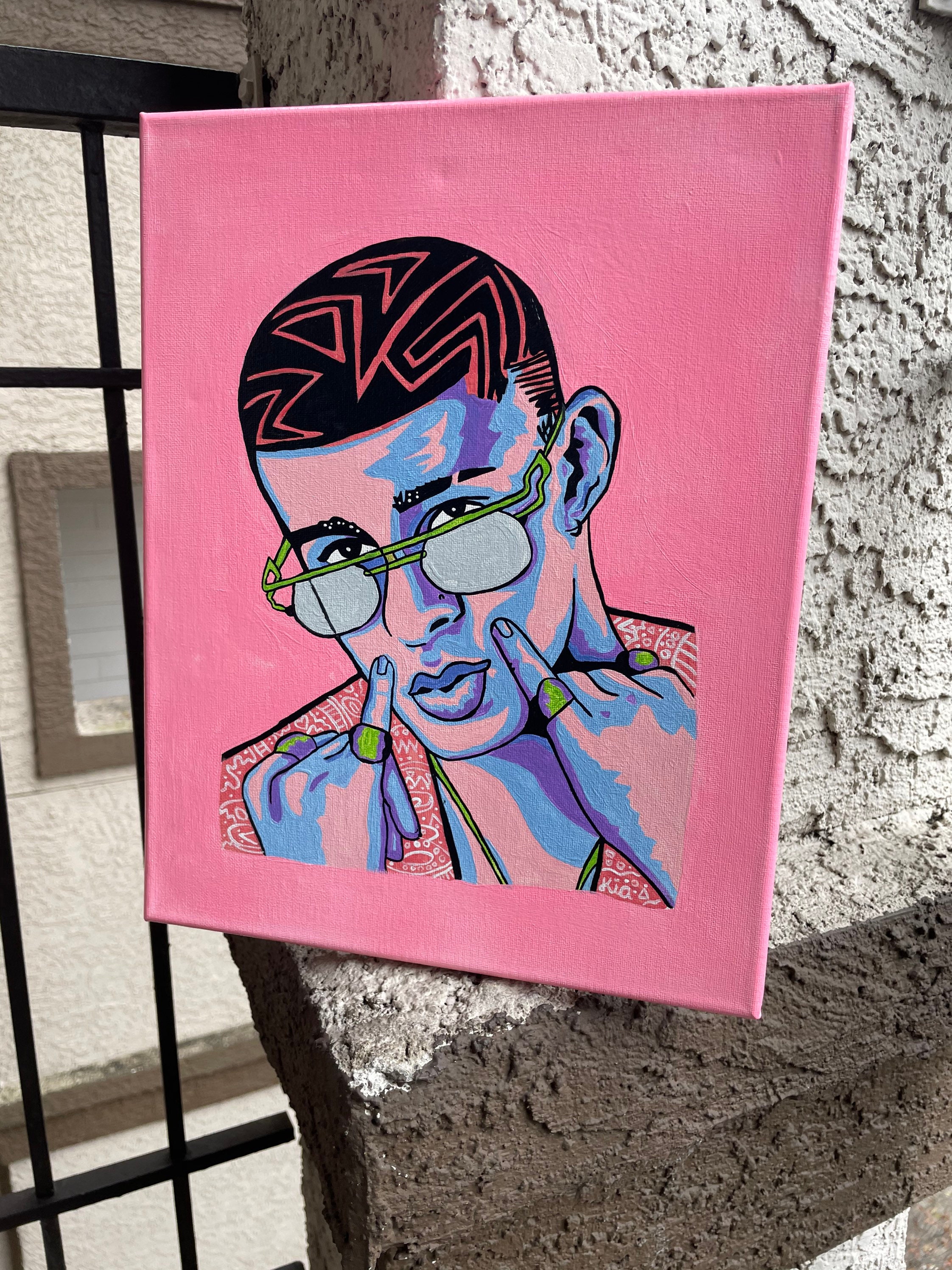 bad bunny pop art bad bunny pop art