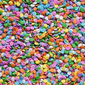 Sprinkles - Classic confetti Sprinkles - 3 oz- Cake, cookie, cupcake decorations, sprinkle mix