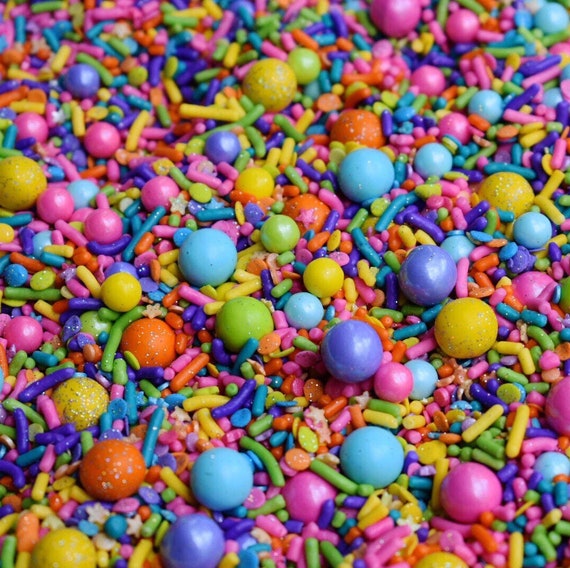 Sprinkles - Lady Glitter Sprinkle Mix - Trolls inspired sprinkles - edible  Decorations