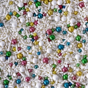 Sprinkles - Christmas Lights Sprinkle Mix - Christmas Sprinkles - 8 oz