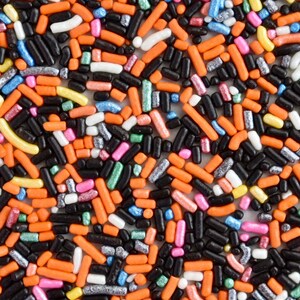 Sprinkles - Trick or Treat Jimmies Sprinkles - jimmies sprinkles