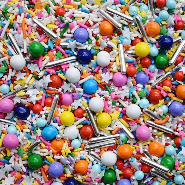 Happy Sprinkle Mix - Rainbow Sprinkle - Dragee Rods