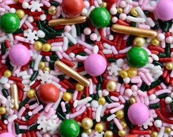 Sprinkles - NEW Christmas Sprinkle Mix  - 8 oz