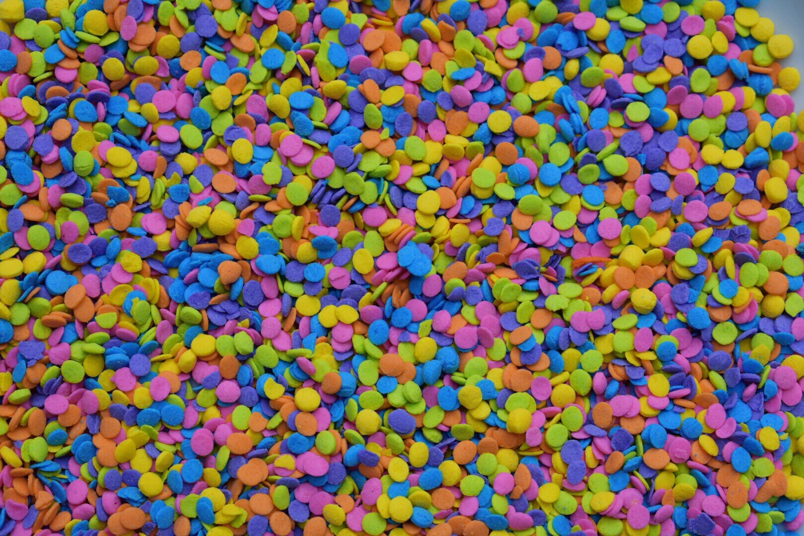 Edible Sprinkles Neon Confetti Quins sequins sprinkles Etsy