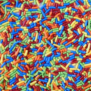 Sprinkles - Primary Jimmies Sprinkles - jimmies sprinkles - cookie sprinkles