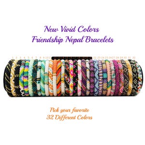 New Vivid Colors Nepal Bracelets.