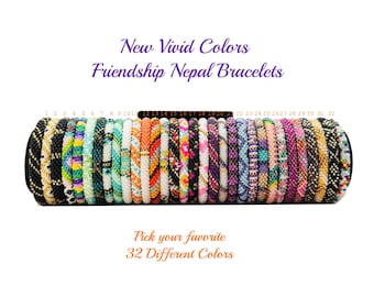 New Vivid Colors Nepal Bracelets.