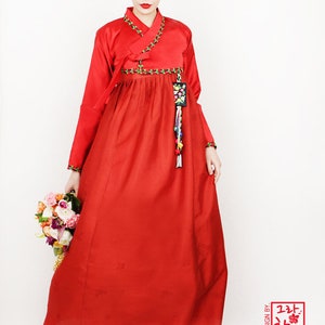 Red Roses Hanbok Set - Etsy UK