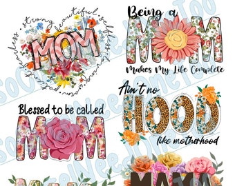 Mom Sayings Waterslide Decals: Mother&#39;s Day Tumbler Design