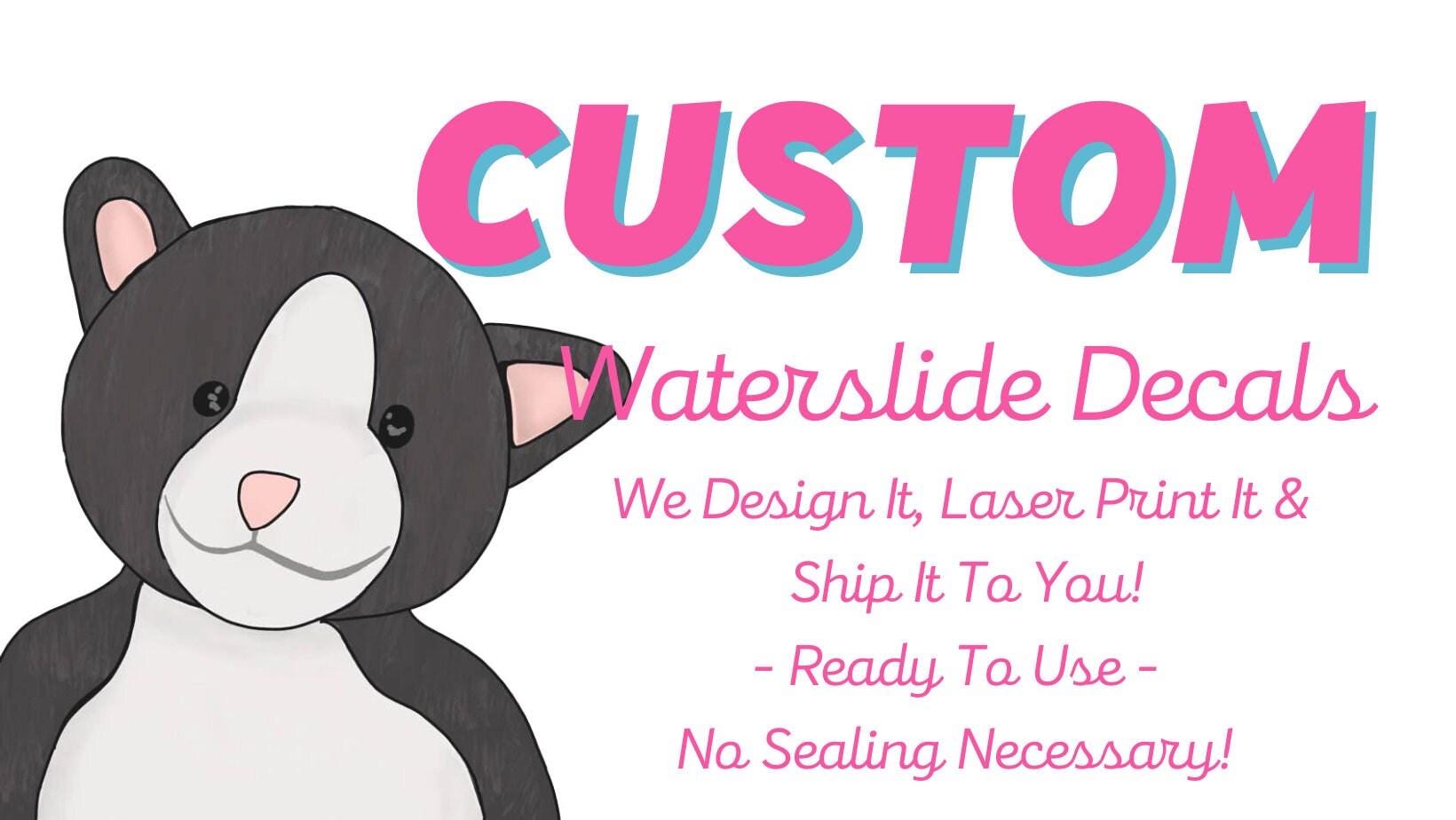 Custom Waterslide Decals: High-Resolution Laser Decal Paper
