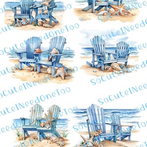 Beach Life, Beach Docks, Beach Backgrounds, Watercolor Beaches, Beach View, Beach Fun, Relaxing Beach Decals on Clear/White Waterslides A4
