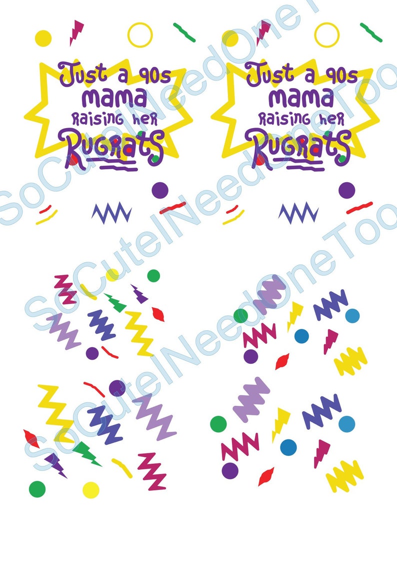 Download Rugrats Just a 90s Mama Raising her Rugrats & 3 other | Etsy