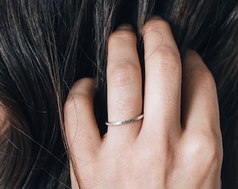 dainty ring, delicate rings, minimalist ring, sterling silver stacking rings, everyday jewelry, gift for her, birthday gift, UK sellers