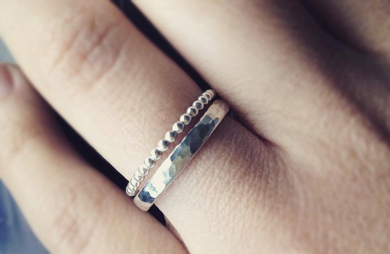 Stacking Silver Rings Set Silver Rings Stacking Rings UK Etsy UK
