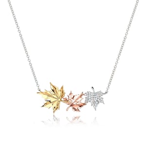 Herbst '802' Sterling Silber Halskette - Kollektion 'Fall'