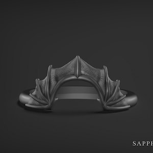 St ivy on sale skull engagement ring
