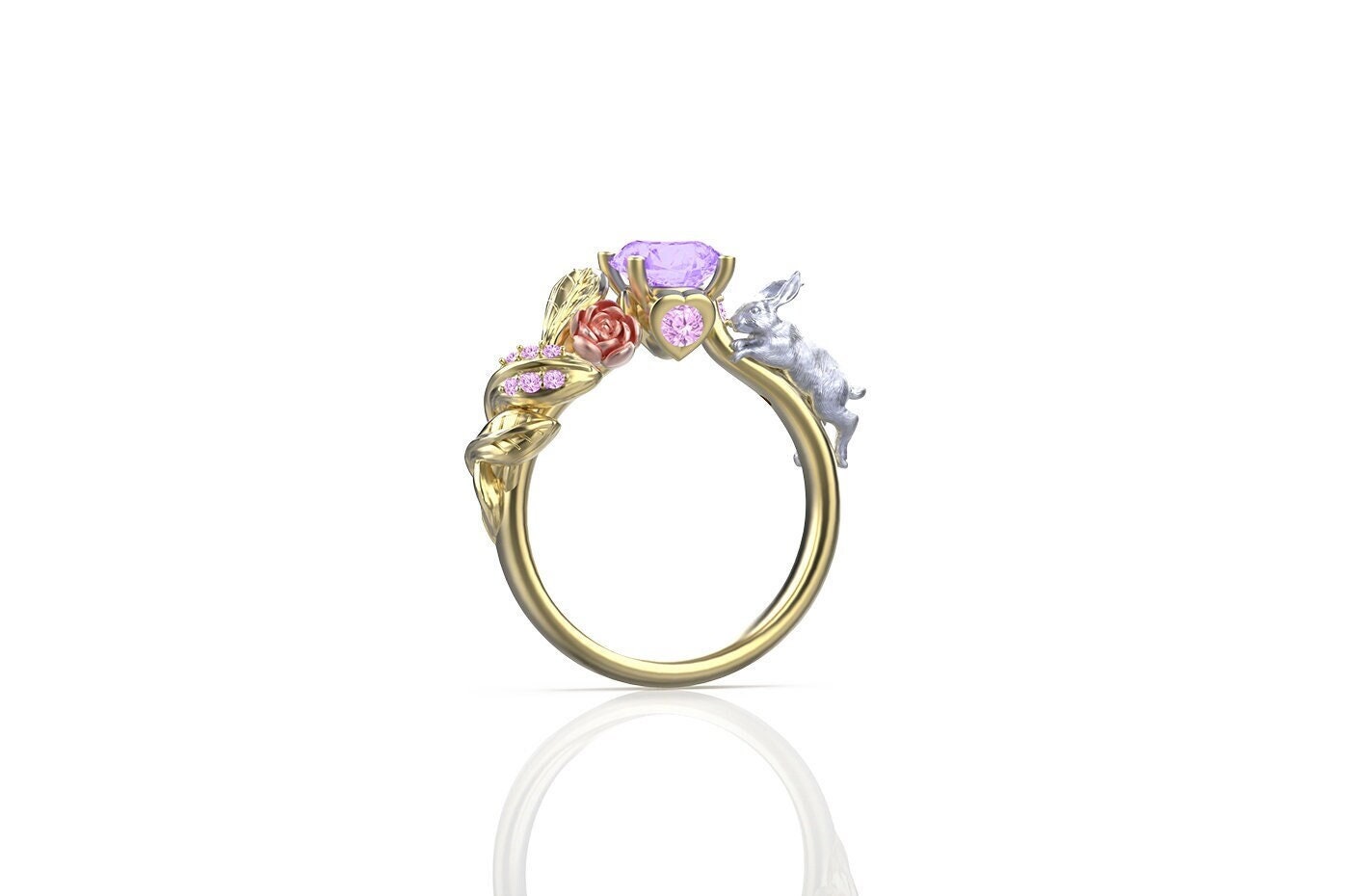 Rabbit clearance wedding ring