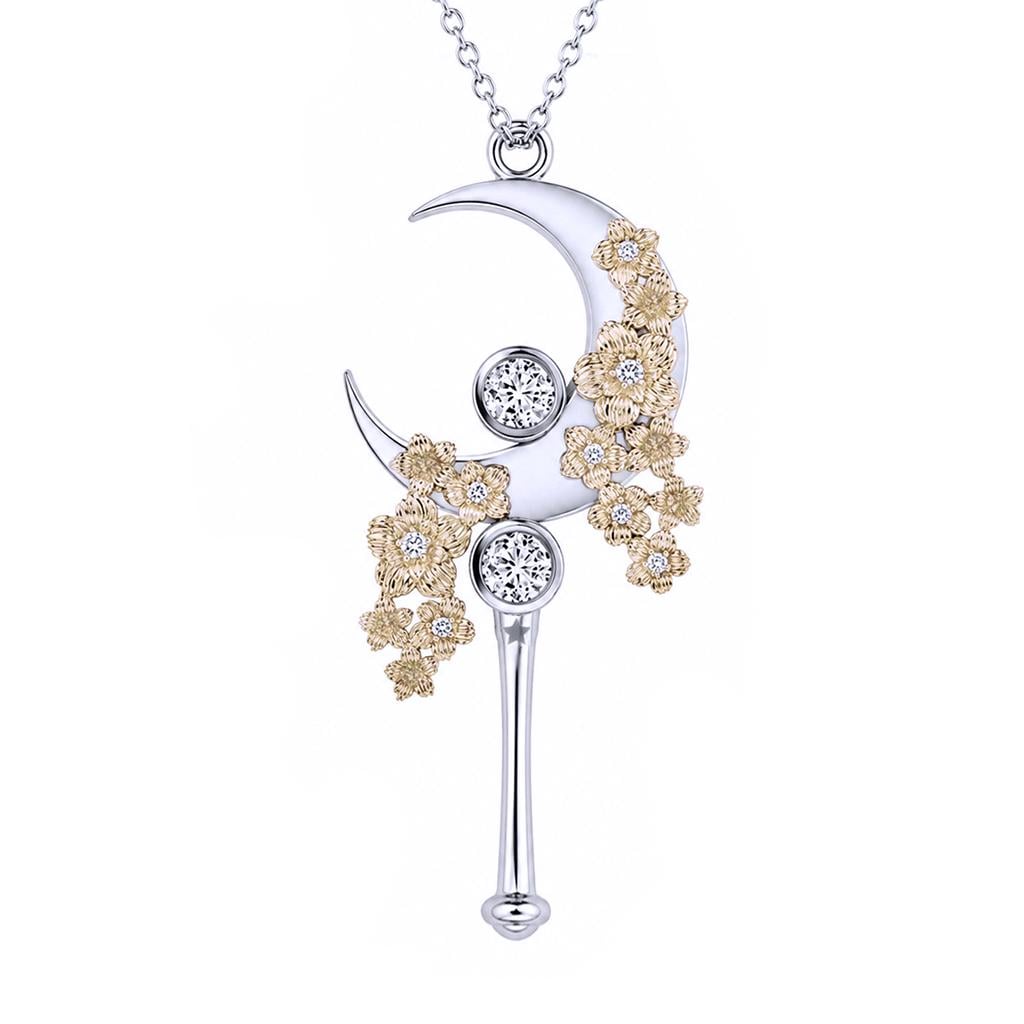 Crescent Moon Inspired Sailor Moon Necklace - Etsy