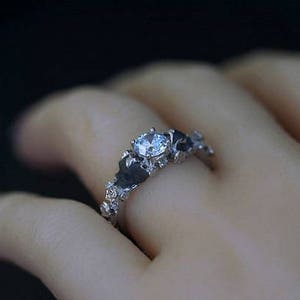 St. Ivy Skull Engagement Ring image 6