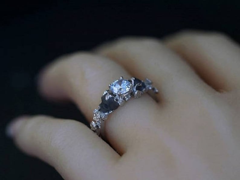 St. Ivy Skull Engagement Ring image 6