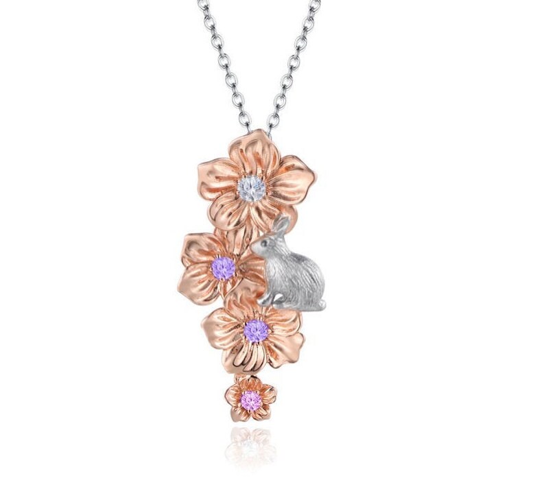 Wonderland Natural Necklace – ‘Two Worlds’ Alice in Wonderland Collection