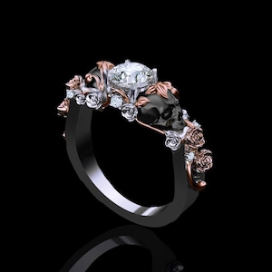 St. Ivy Skull Engagement Ring