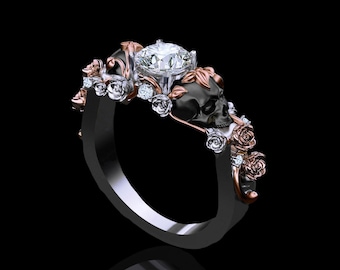 St. Ivy Skull Engagement Ring