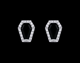 Aya Coffin Cut Earrings
